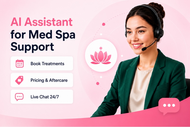 Jasmine, AI receptionist for med spa support